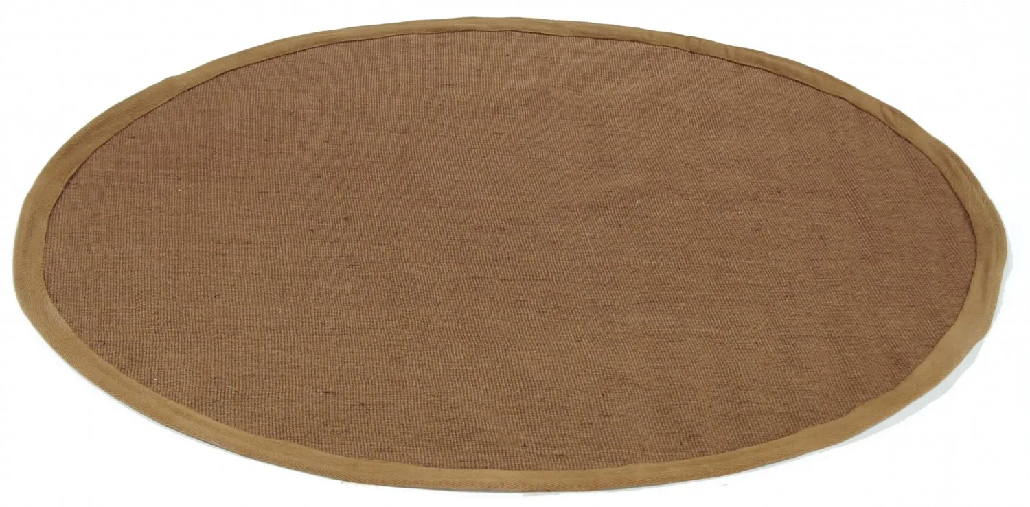 Round rug (sisal) - Agave (brown)