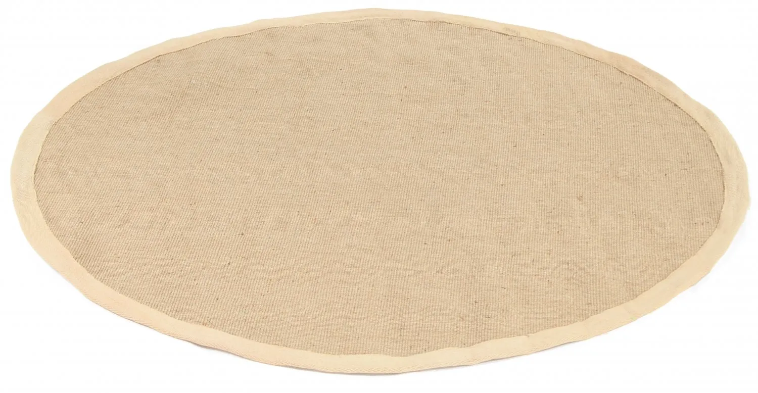 Round rug (sisal) - Agave (beige/beige)