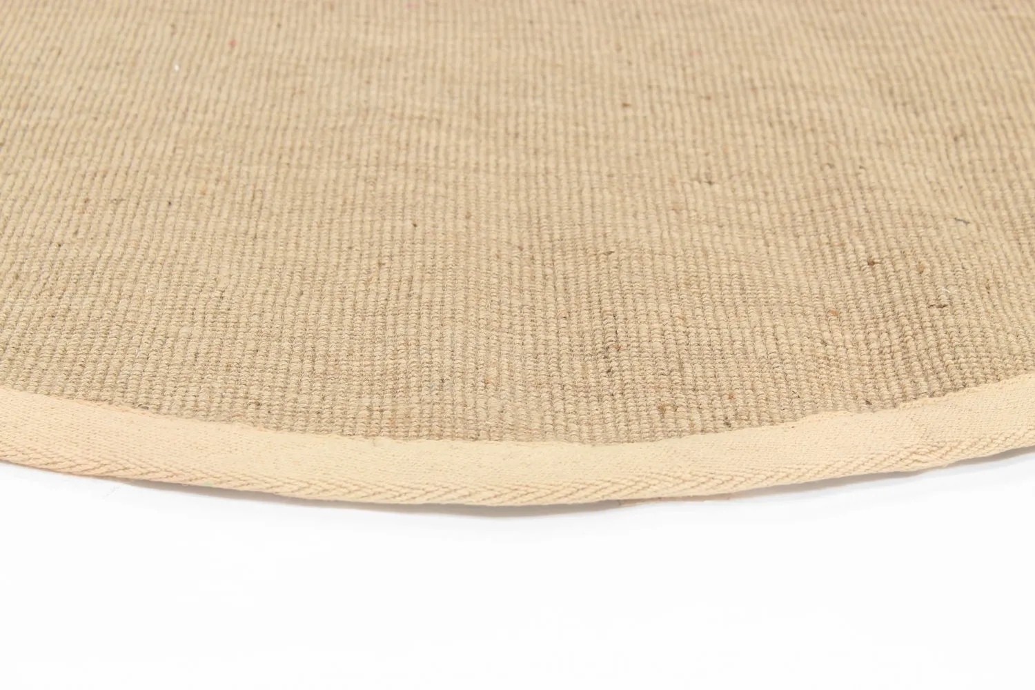 Round rug (sisal) - Agave (beige/beige)