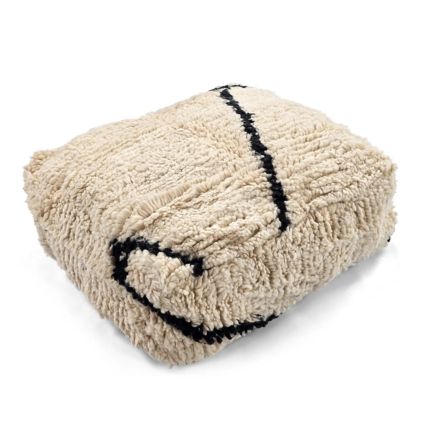 Pouf - Moroccan Beni Ourain 001