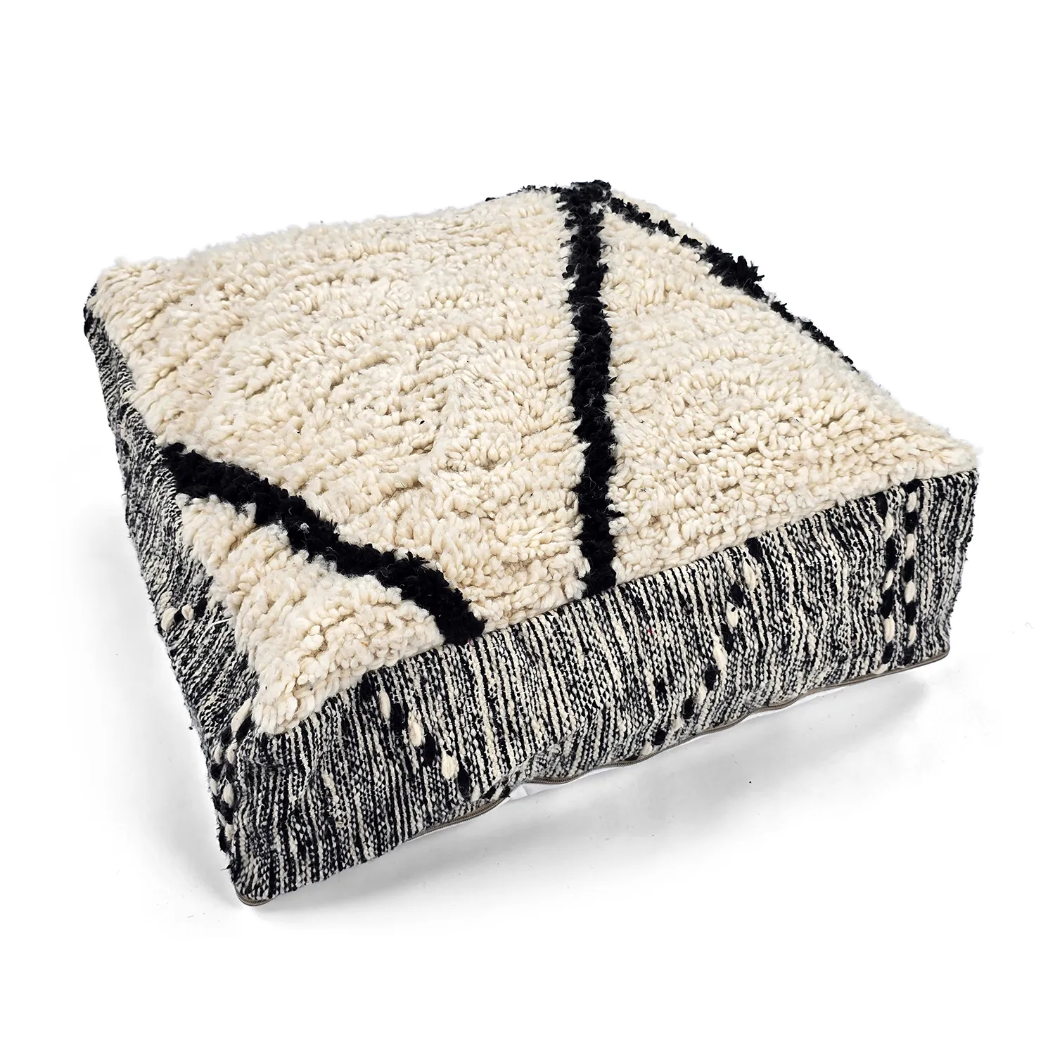 Pouf - Moroccan Beni Ourain 012