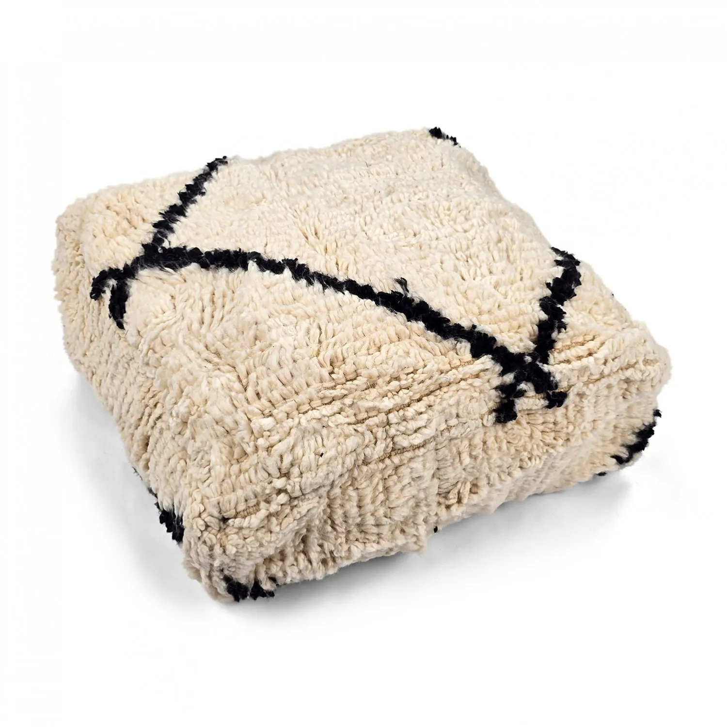 Pouf - Moroccan Beni Ourain 034