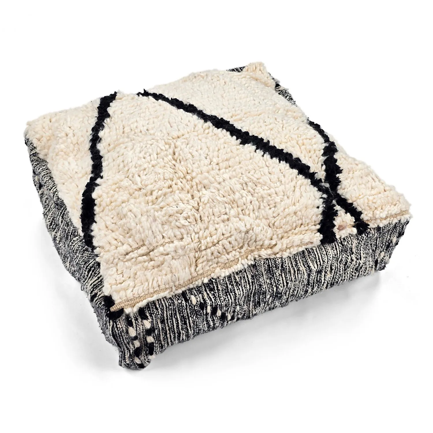 Pouf - Moroccan Beni Ourain 035