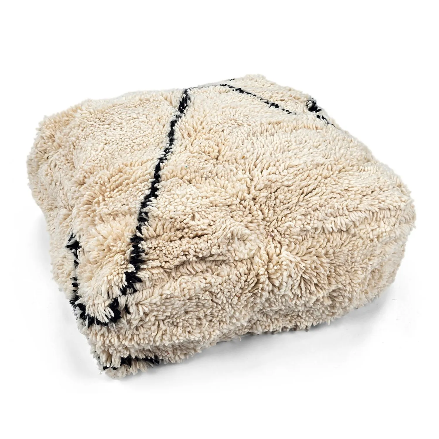 Pouf - Moroccan Beni Ourain 036