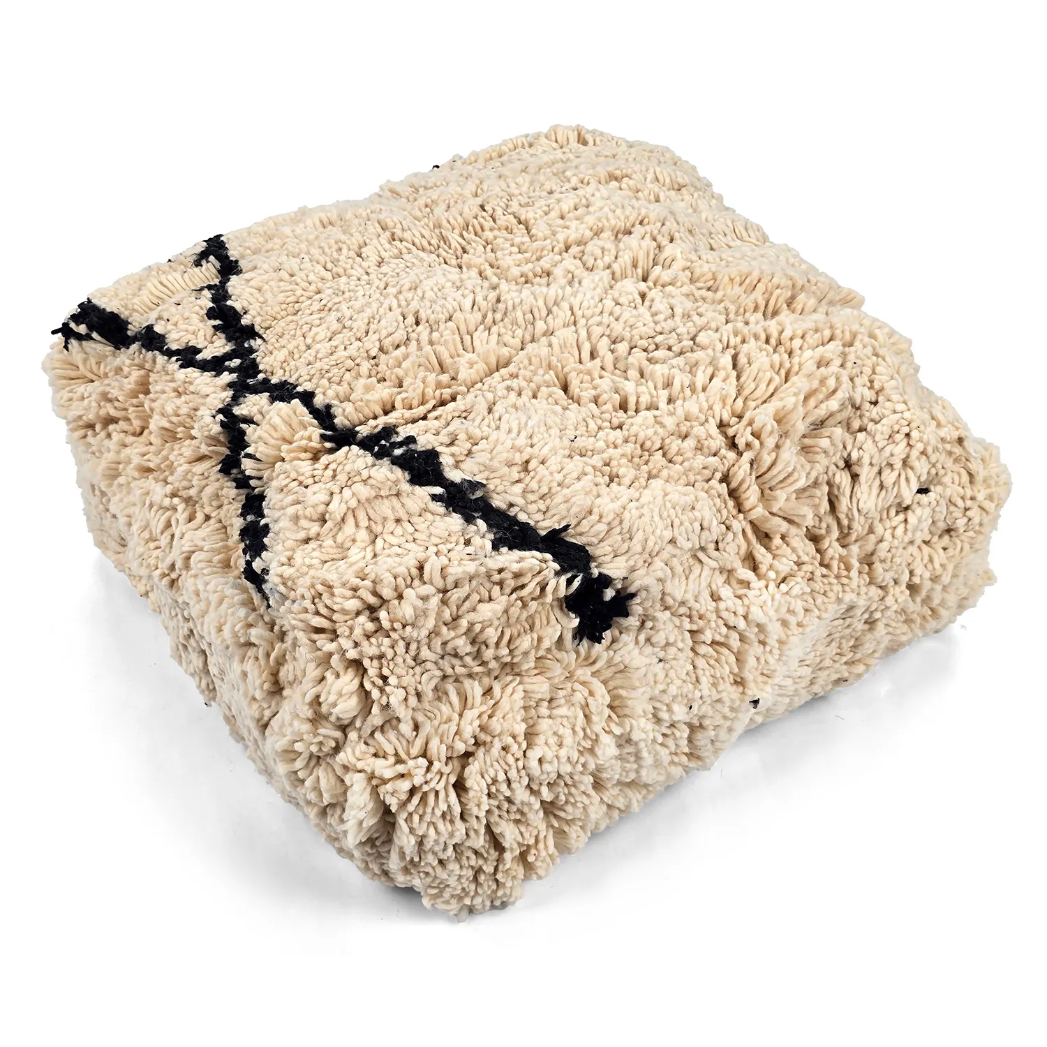 Pouf - Moroccan Beni Ourain 040