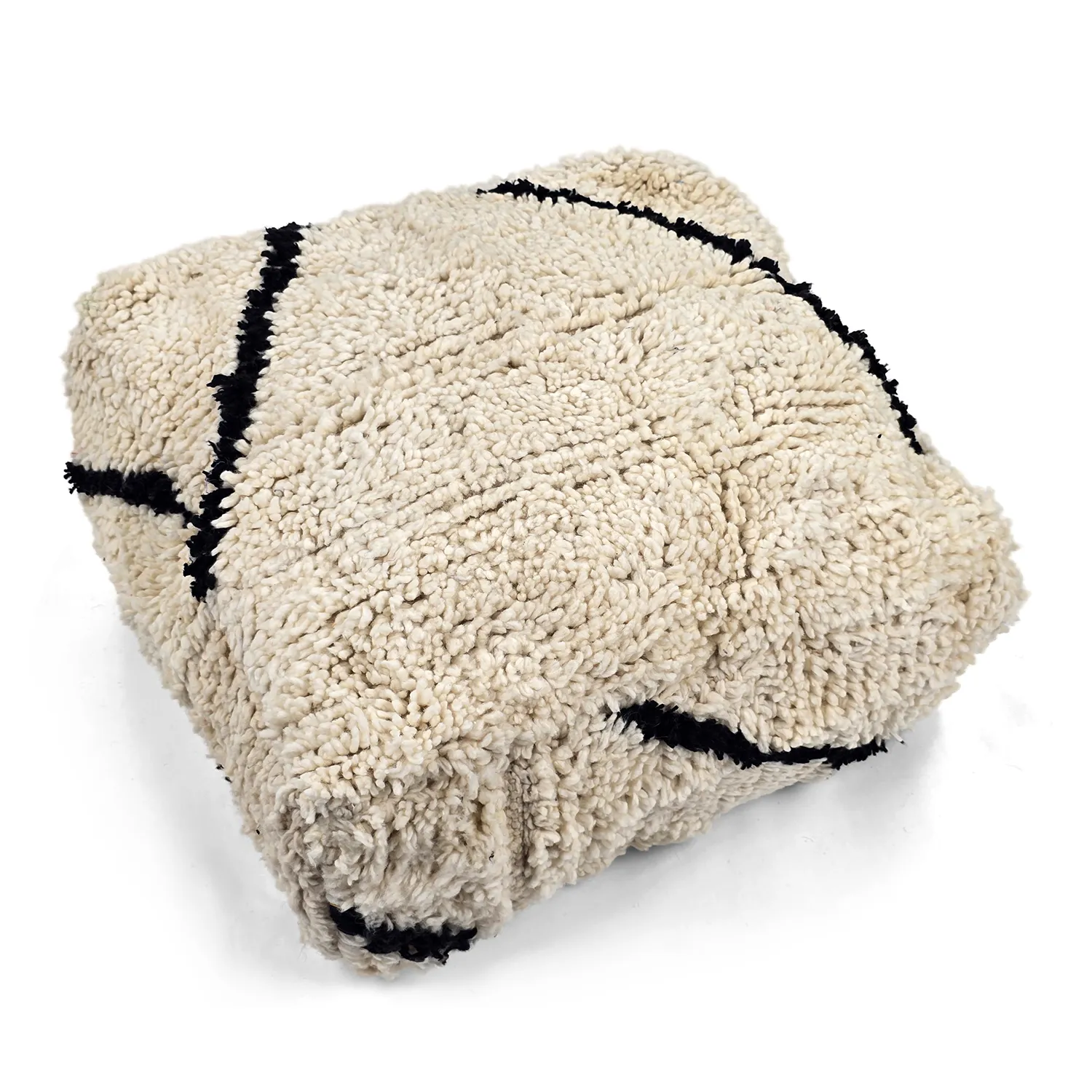 Pouf - Moroccan Beni Ourain 043