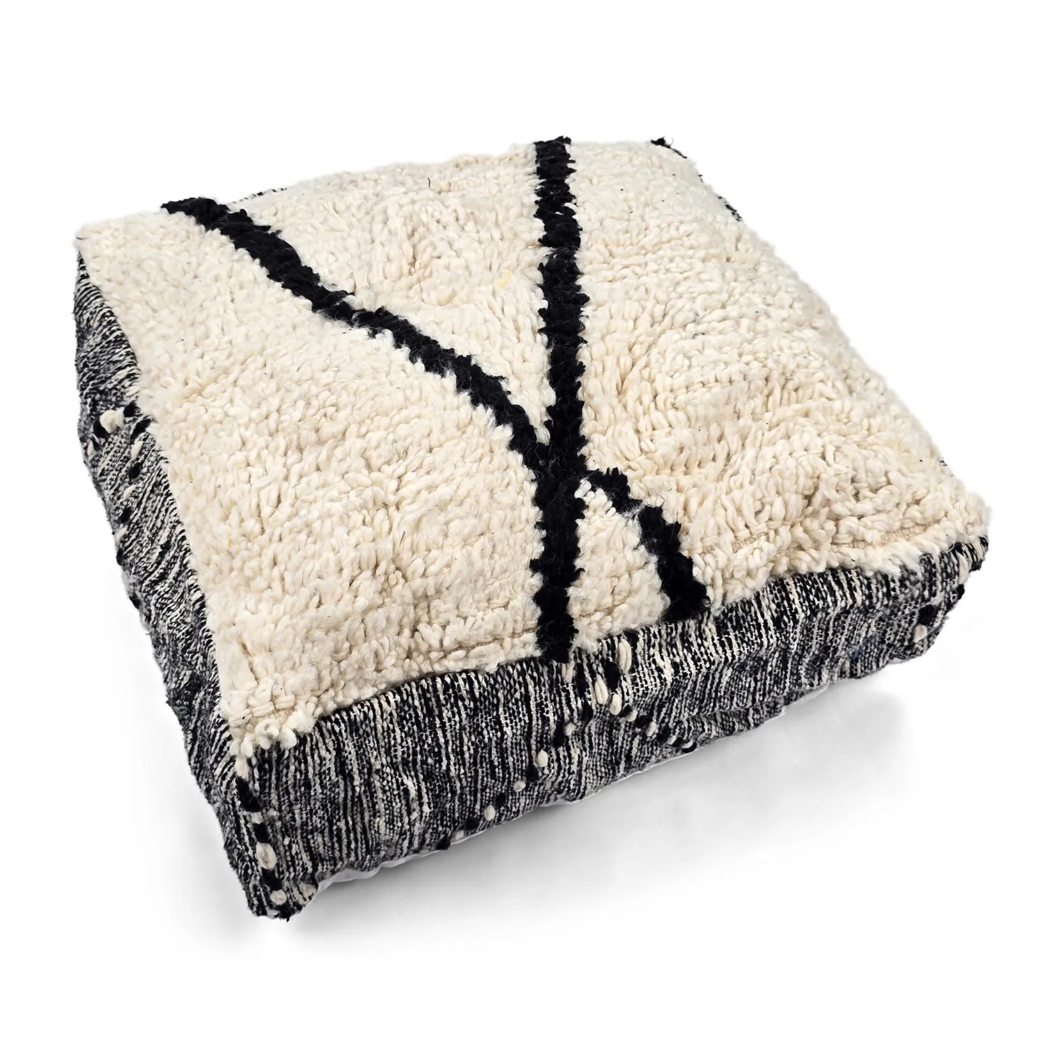Pouf - Moroccan Beni Ourain 045