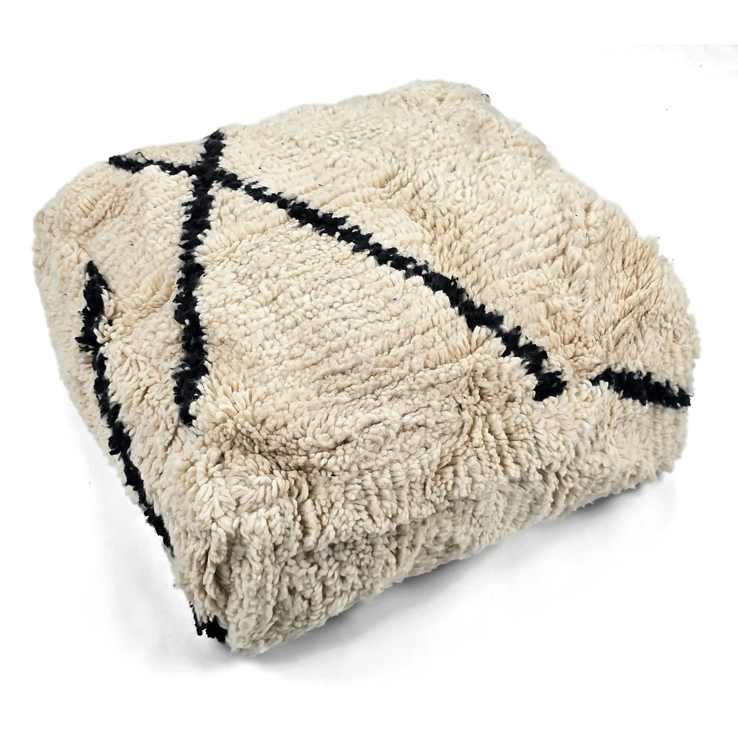 Pouf - Moroccan Beni Ourain 048