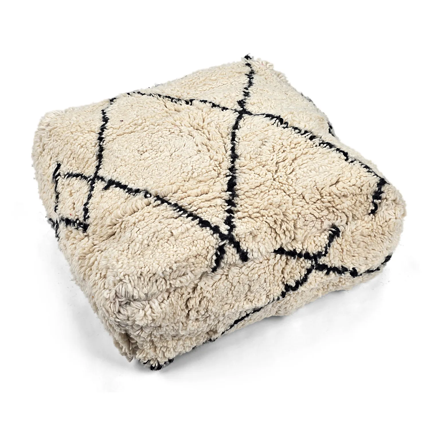 Pouf - Moroccan Beni Ourain 054