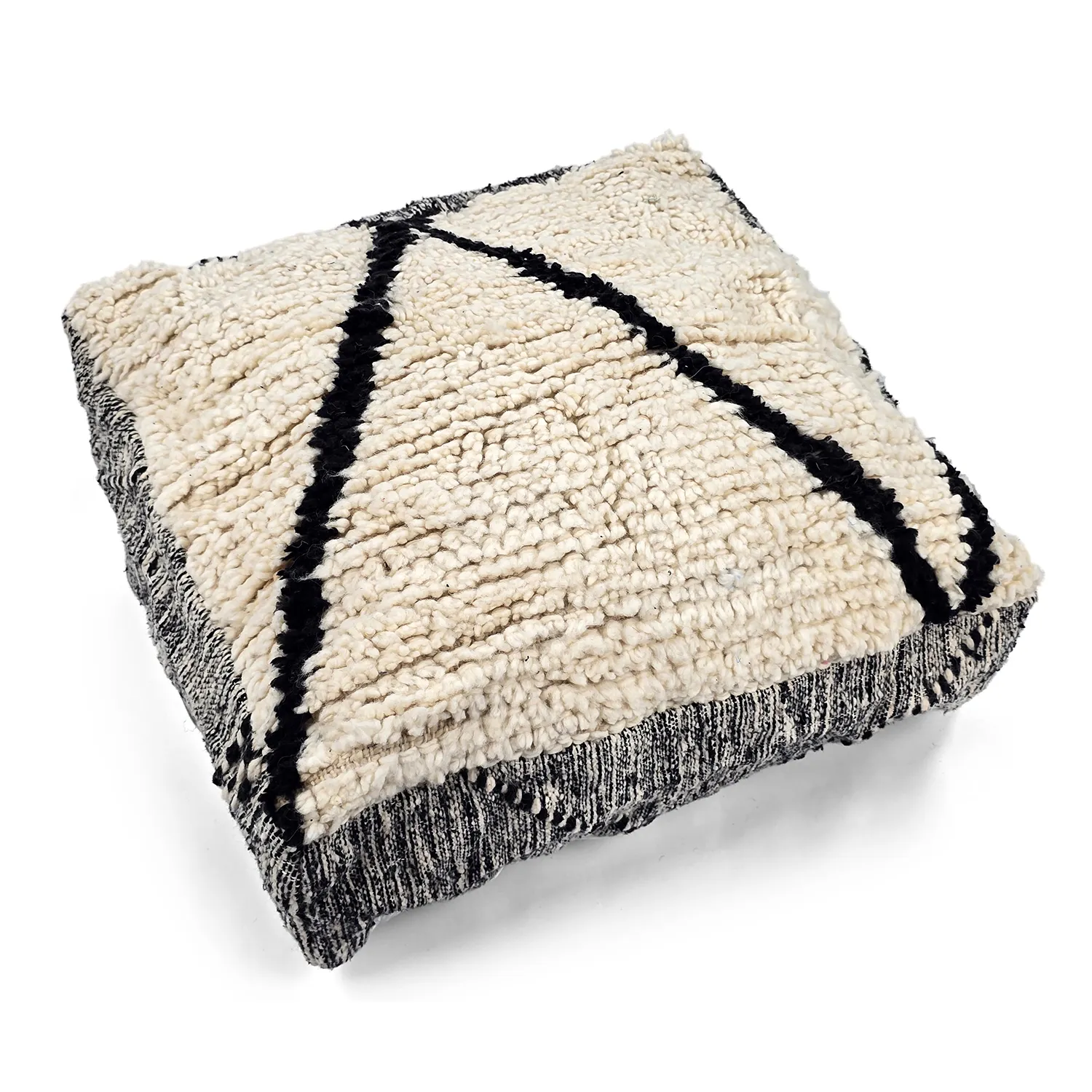 Pouf - Moroccan Beni Ourain 056