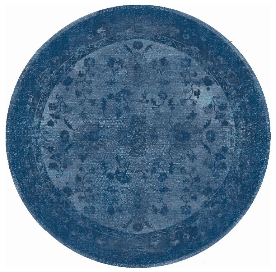 Round rug - Gombalia (blue)