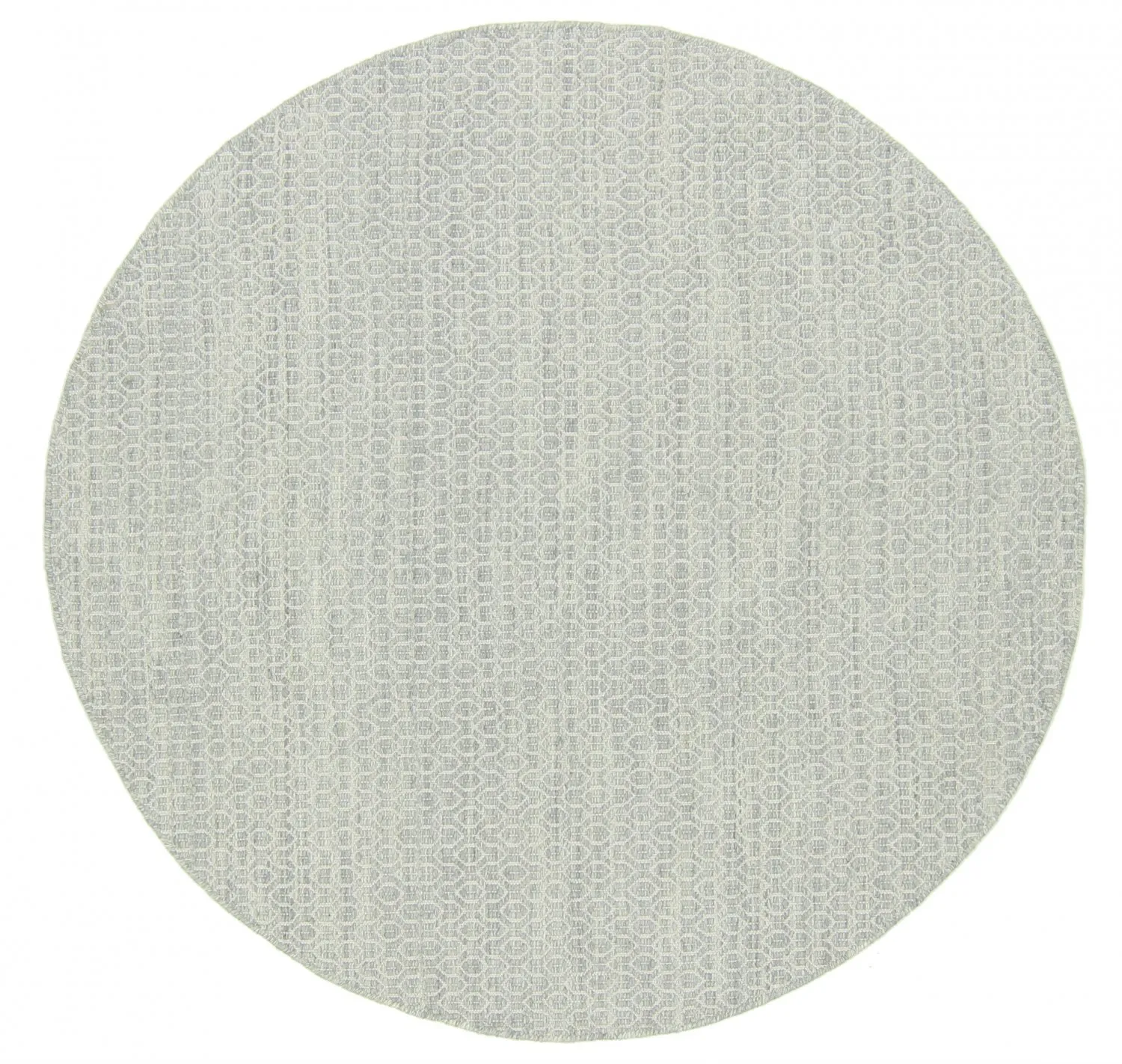 Round rug - Snowshill (grey/white)