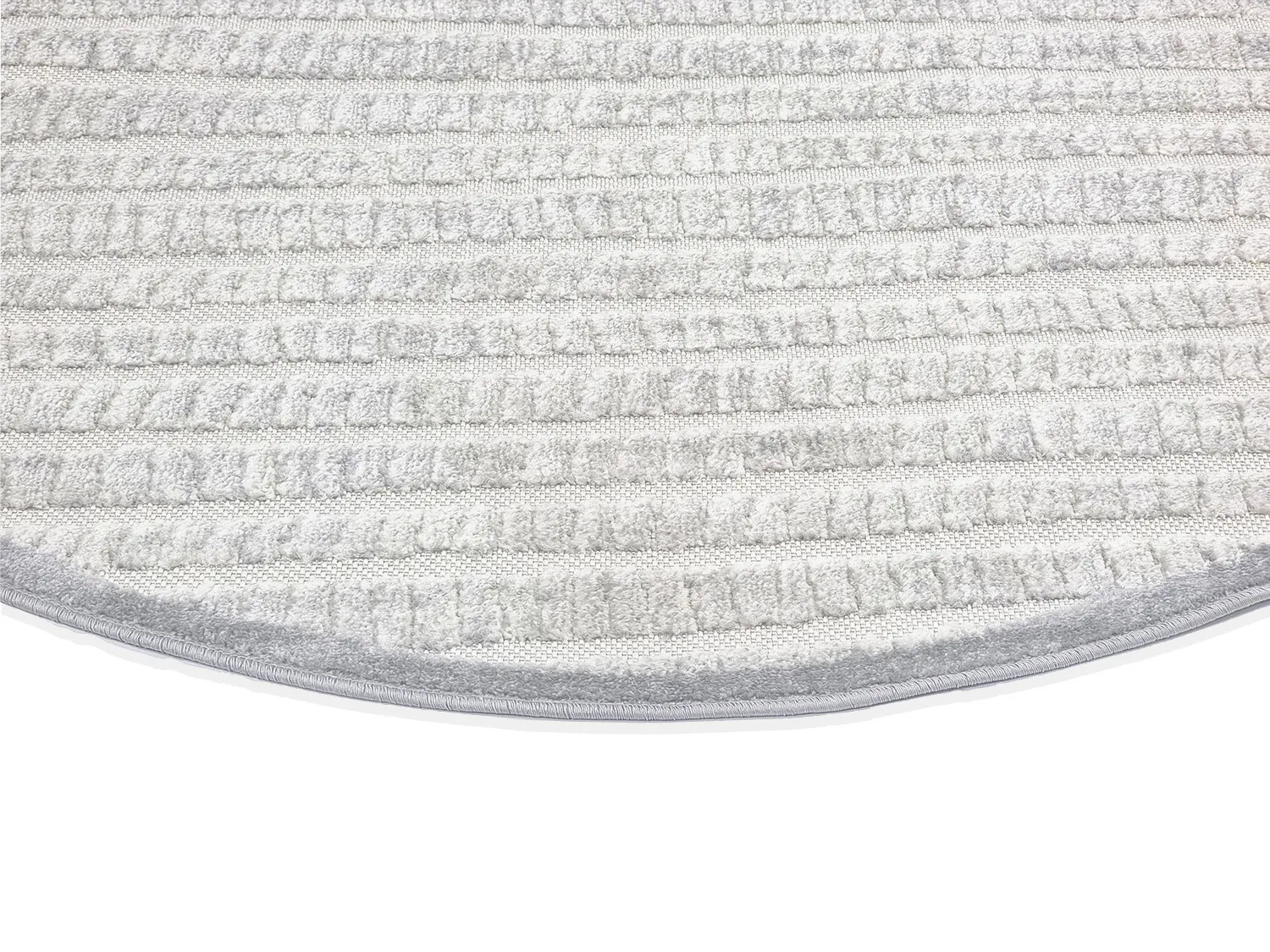 Round rug - Indoor/Outdoor Kendall (cream/grey)