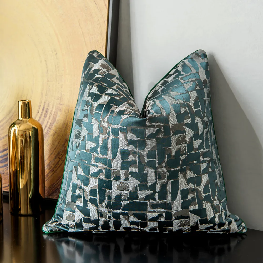 Cushion cover - Square Luxury 45 x 45 cm (green/multi)