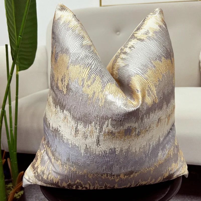 Cushion cover - Square Luxury 45 x 45 cm (gold/multi)