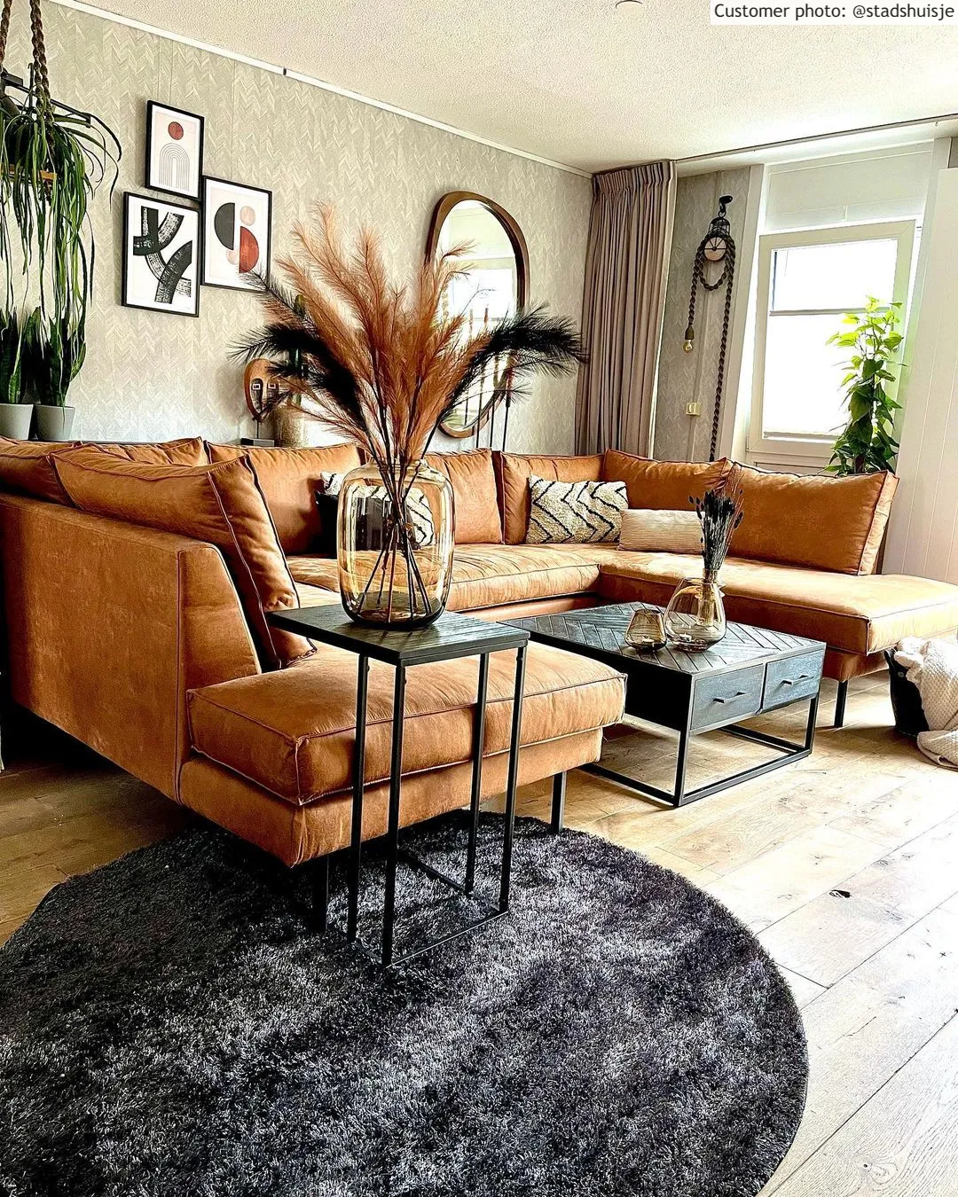 Round rugs - Cosy (anthracite)