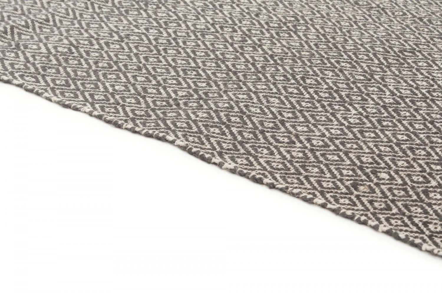 Jute rug - Puebla (black/grey)