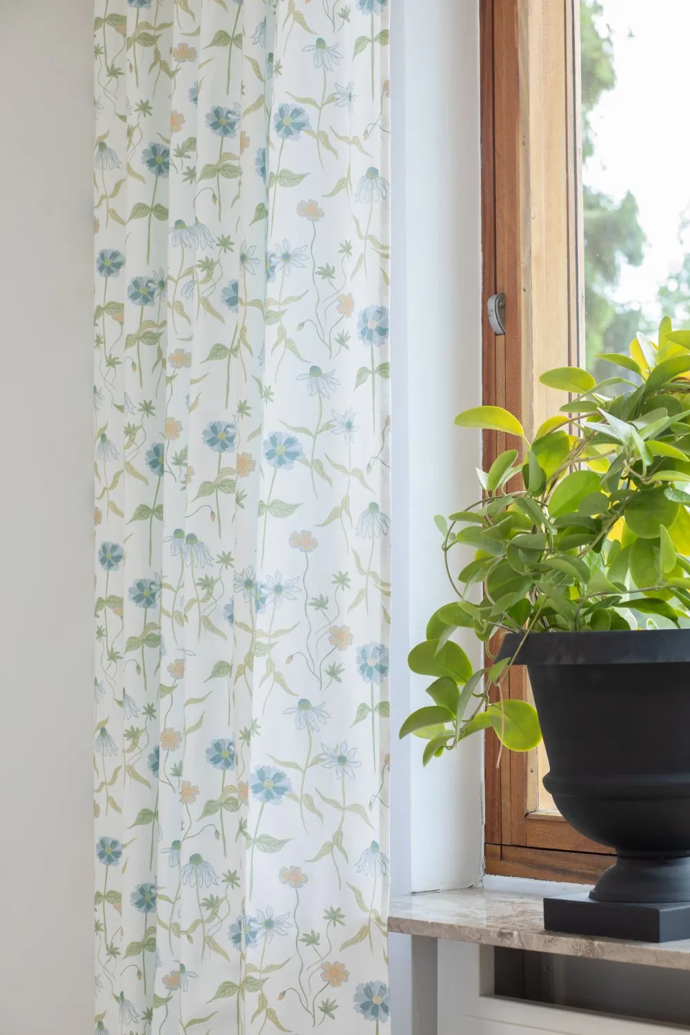 Curtains - Cotton curtain Sweetie (blue)