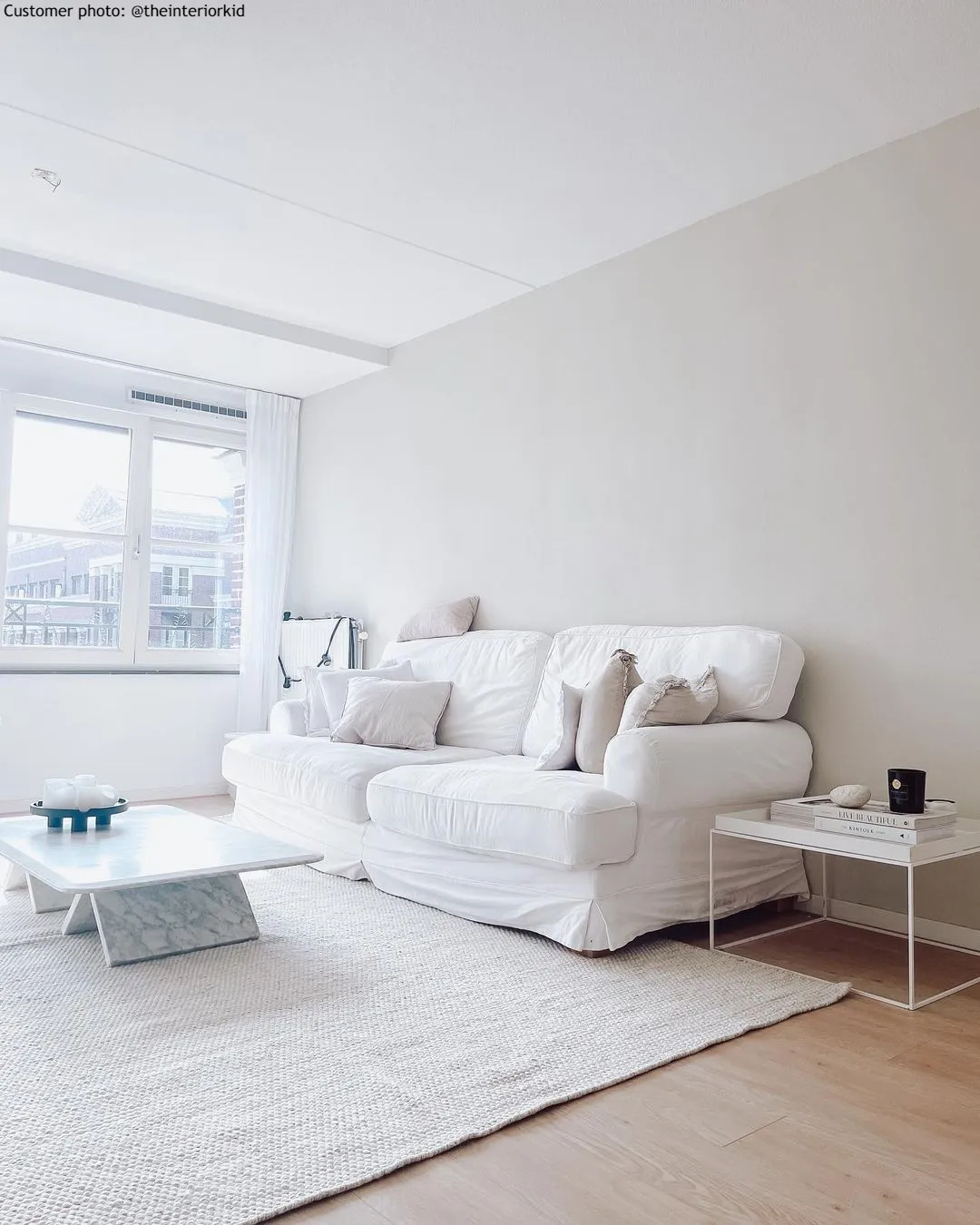 Wool rug - Otago (white)