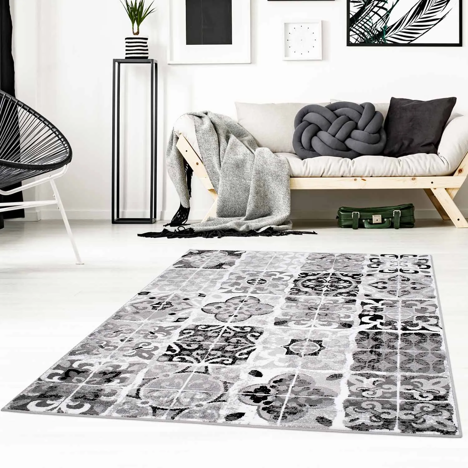 Wilton rug - Nebikat (grey)