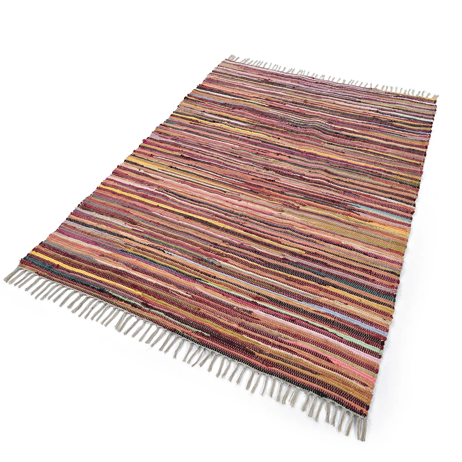 Rag rug - Happy (pink/multi)