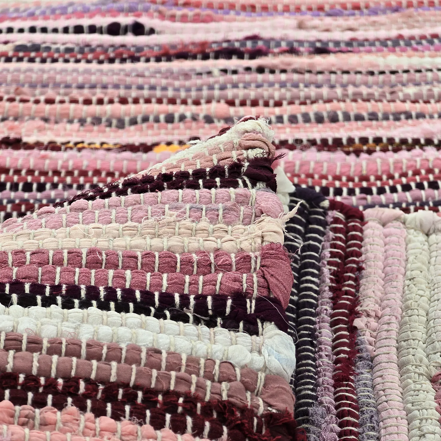 Rag rug - Home (pink/multi)