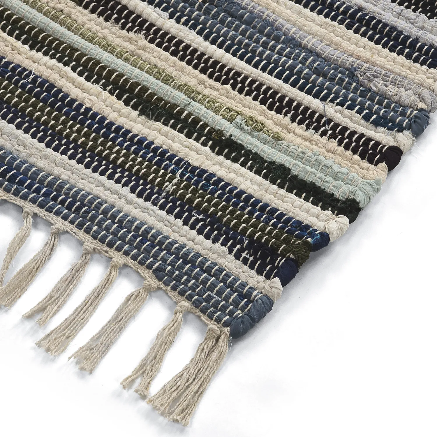 Rag rug - Home (blue/multi)