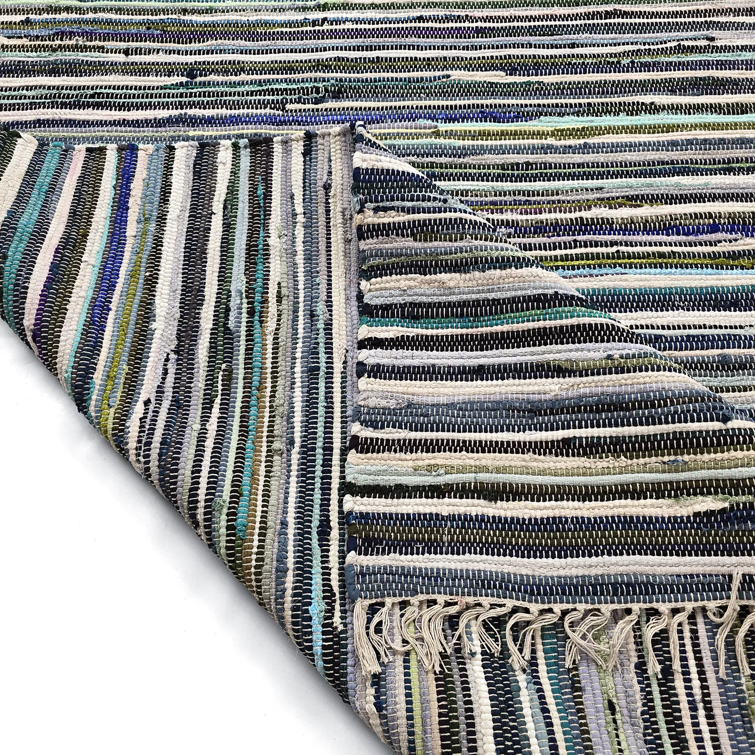 Rag rug - Home (blue/multi)