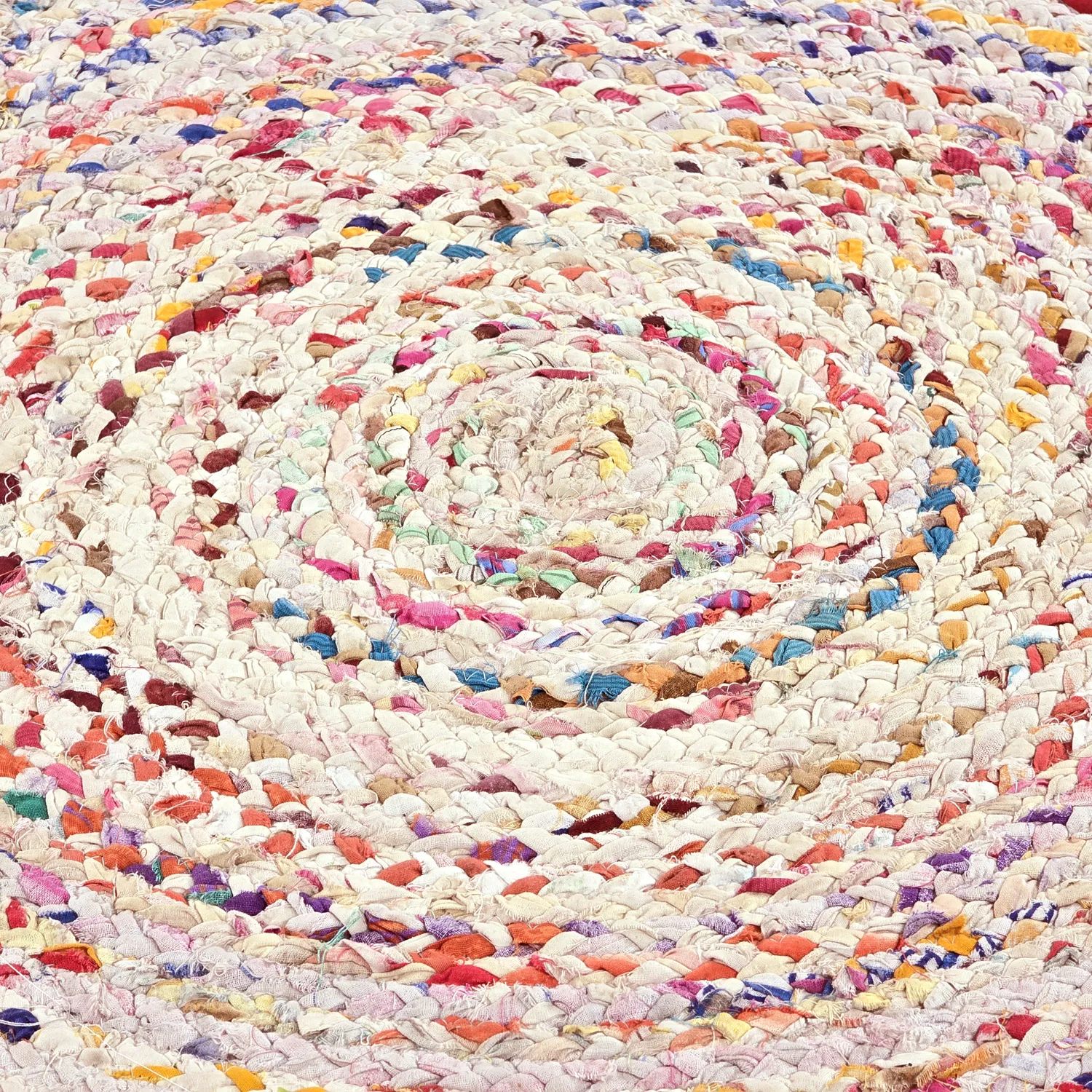 Round rugs - San Francisco (white/multi)