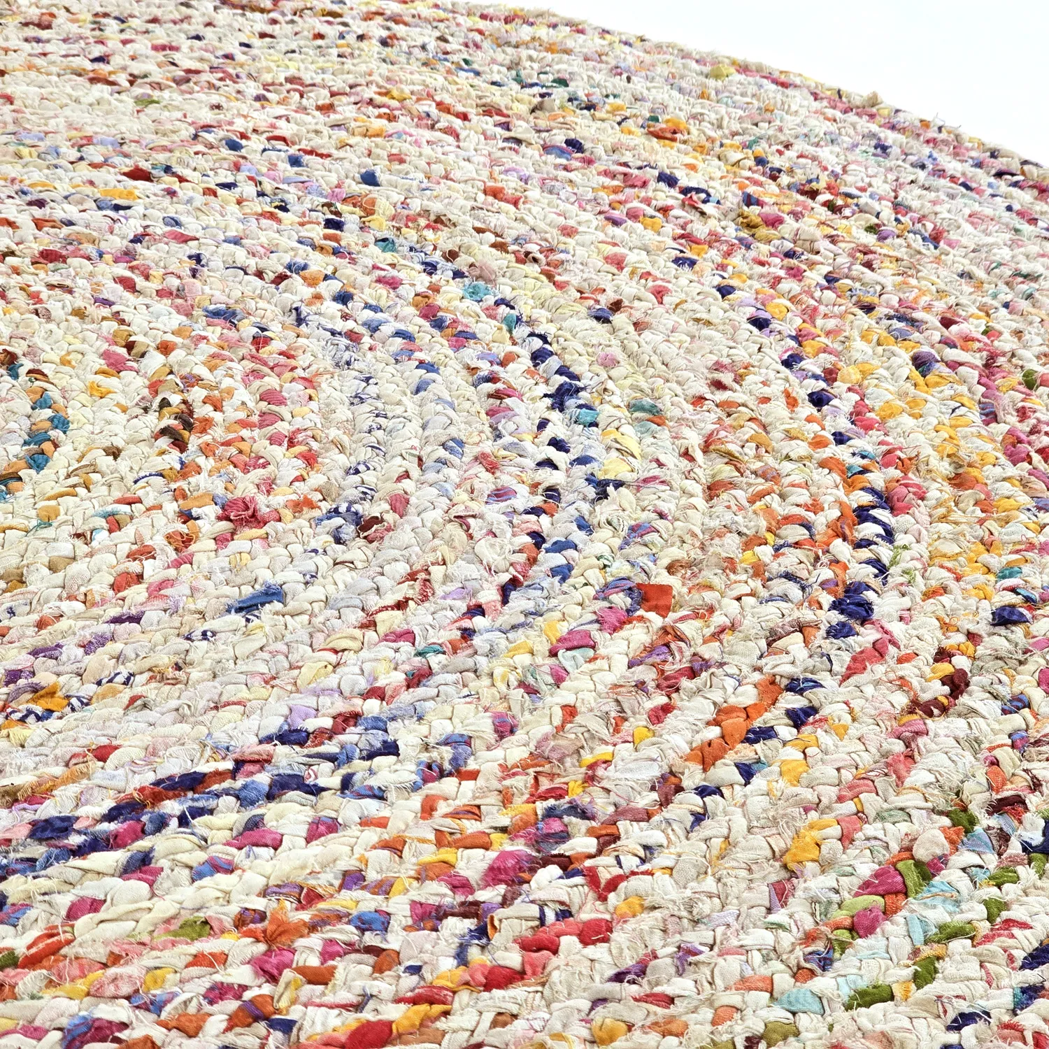 Round rugs - San Francisco (white/multi)