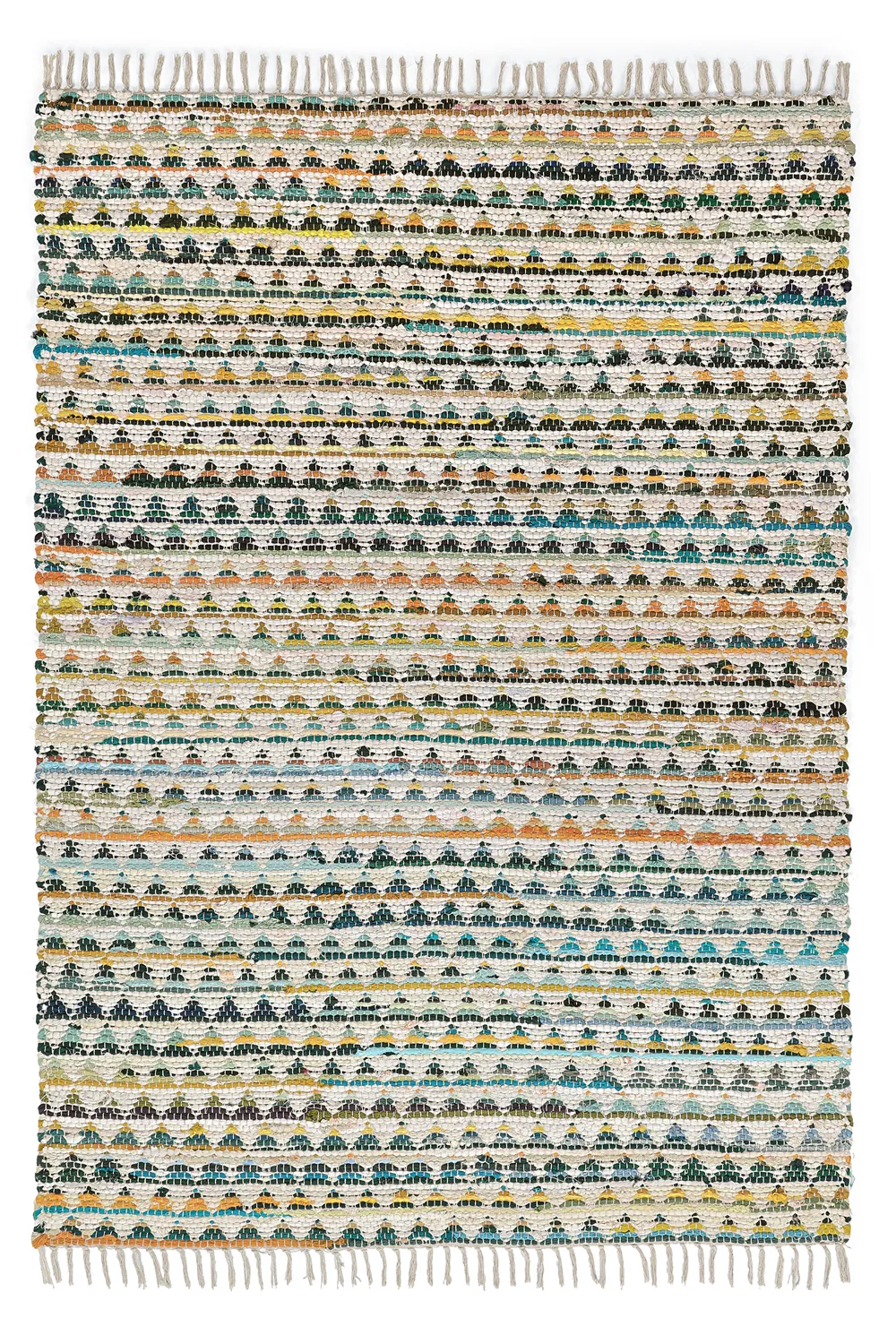 Rag rug - Lindby (yellow/multi)