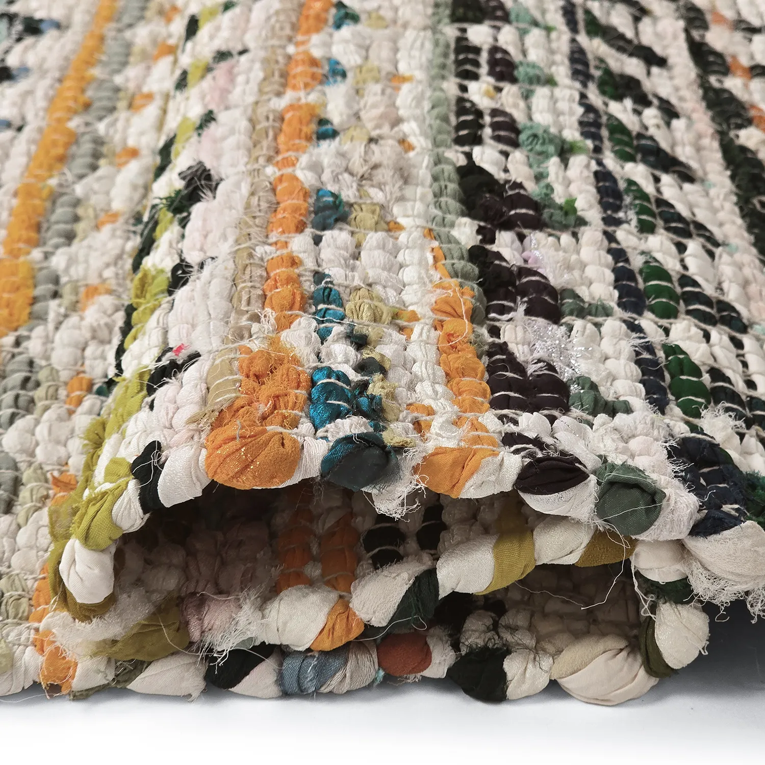 Rag rug - Lindby (yellow/multi)