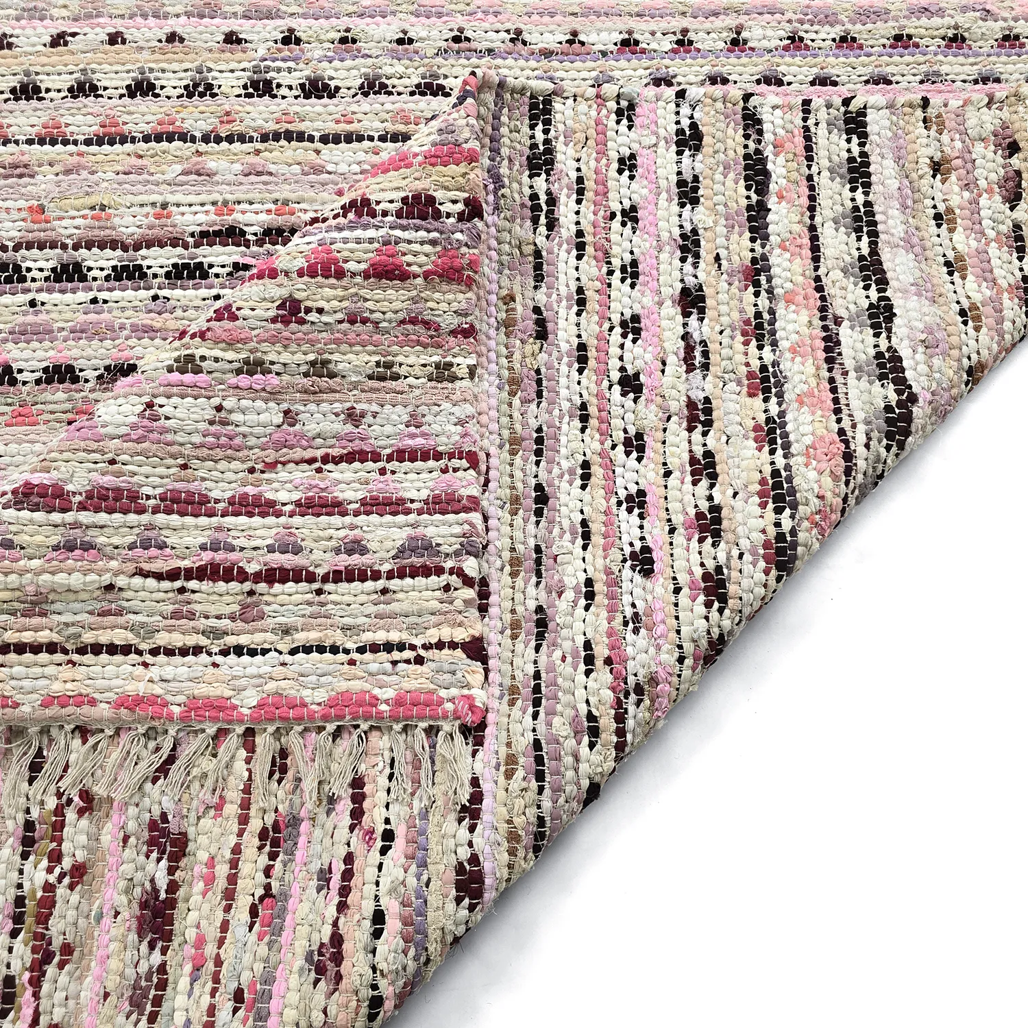 Rag rug - Lindby (pink/multi)