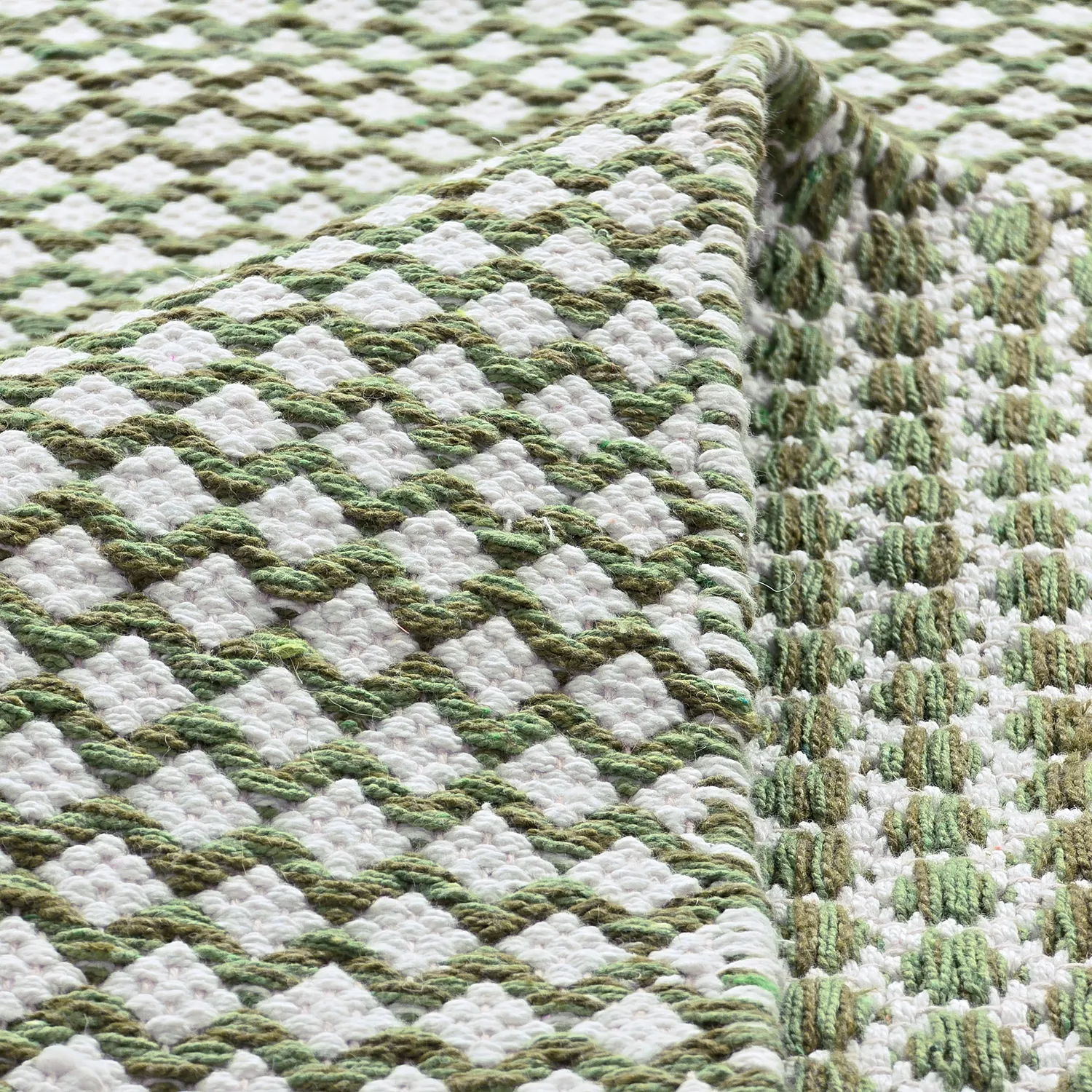 Rag rug - Vinga (green)