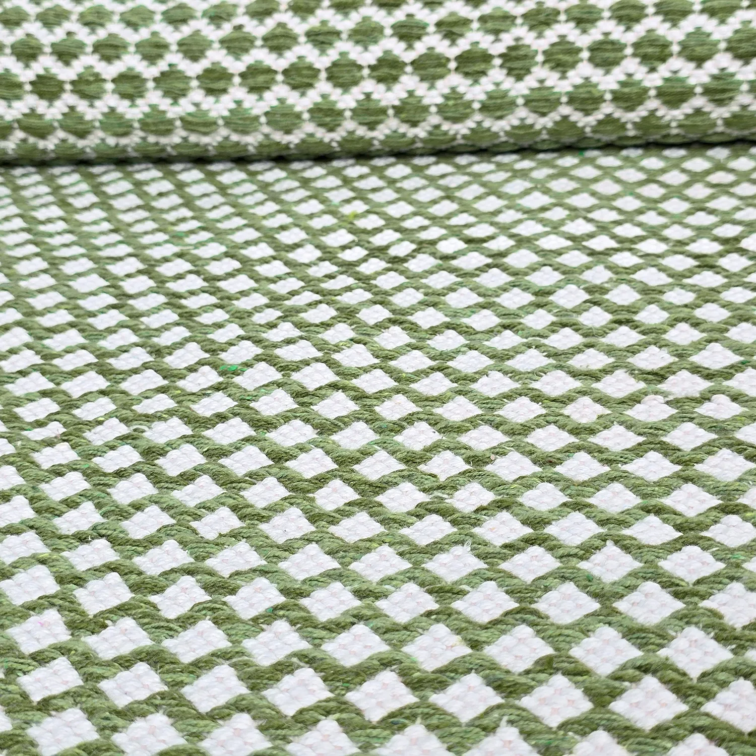 Rag rug - Vinga (green)