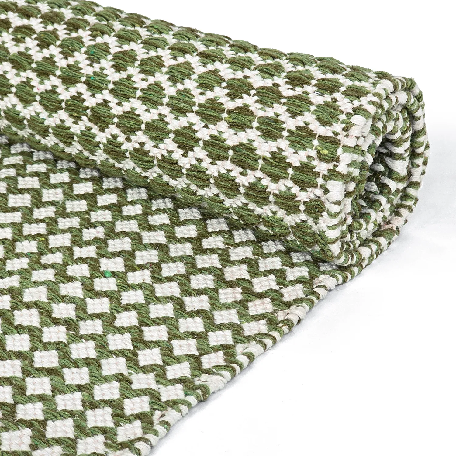 Rag rug - Vinga (green)
