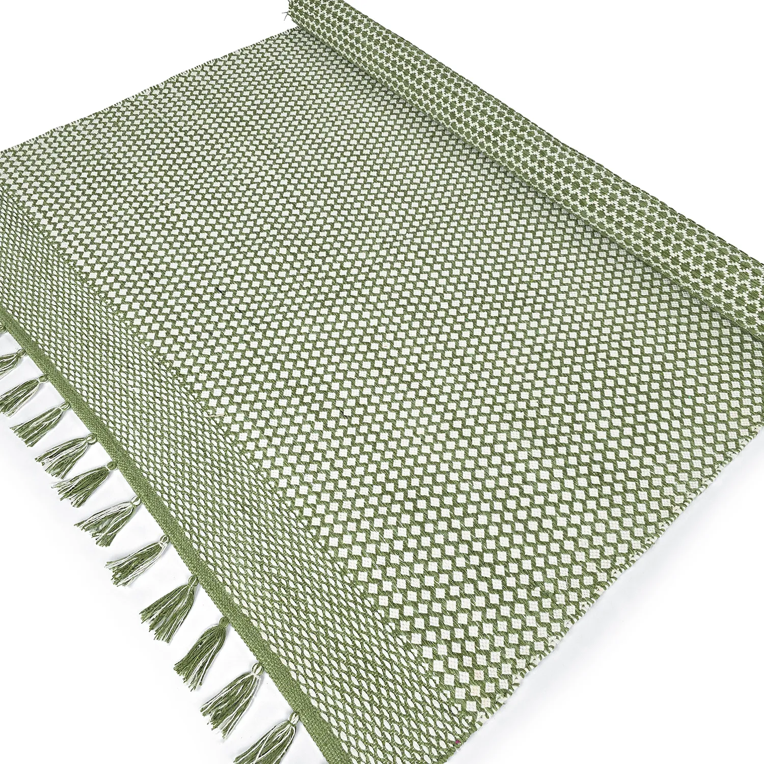 Rag rug - Vinga (green)