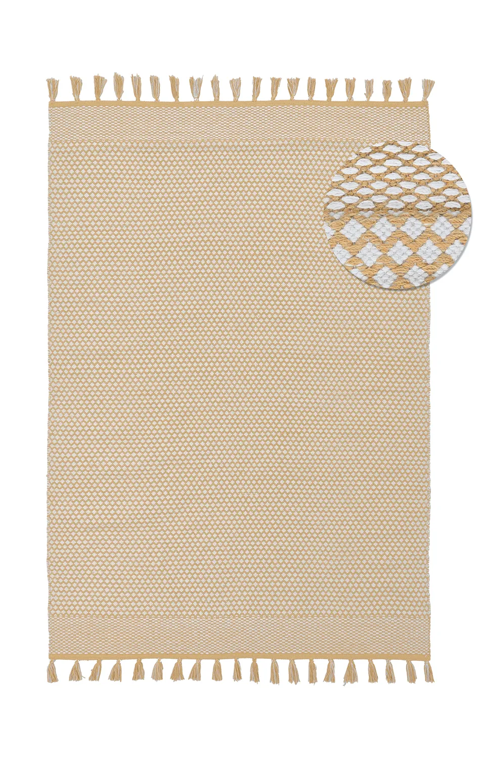 Rag rug - Vinga (mustard)