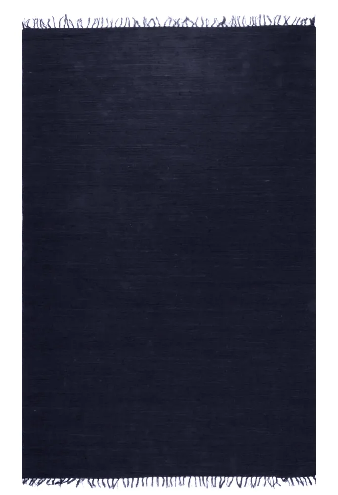 Rag rug - Silje (blue/dark blue)
