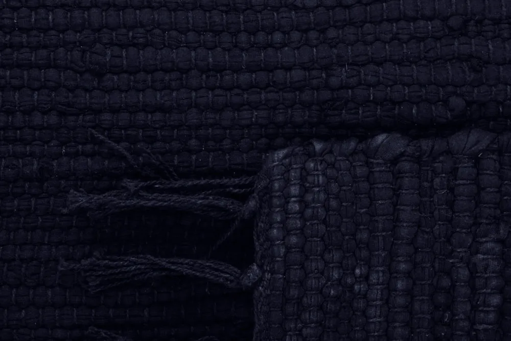 Rag rug - Silje (blue/dark blue)