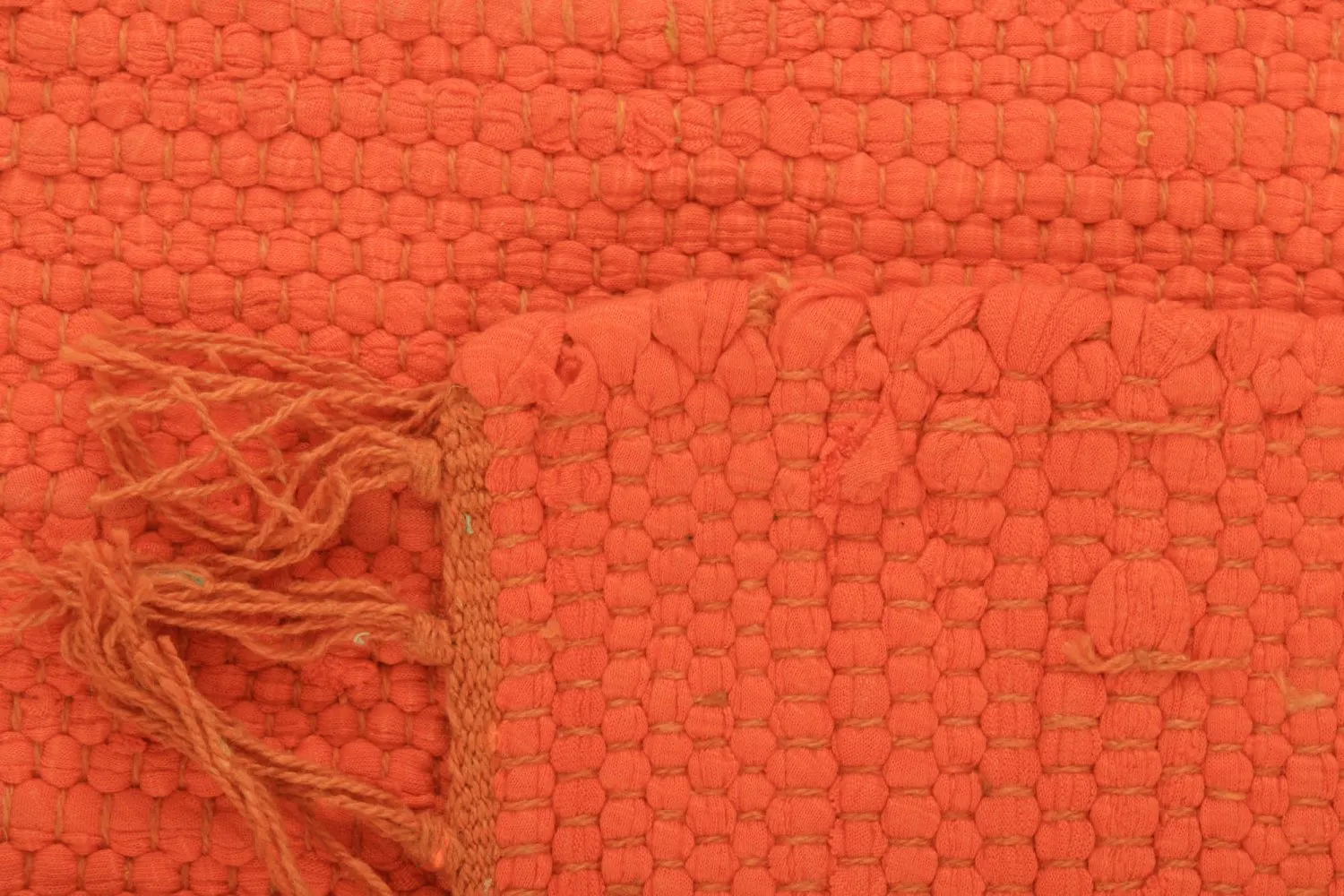 Rag rug - Silje (orange)