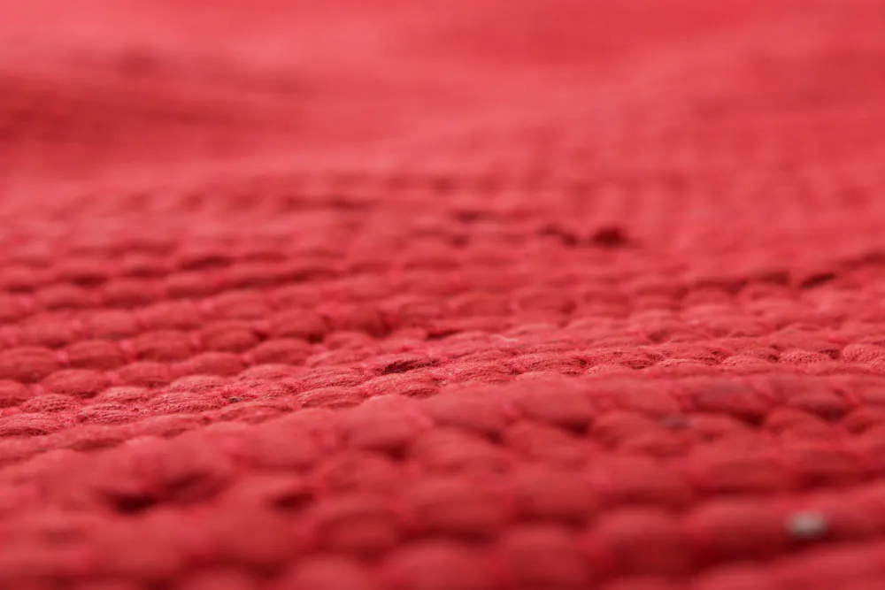 Rag rug - Silje (red)