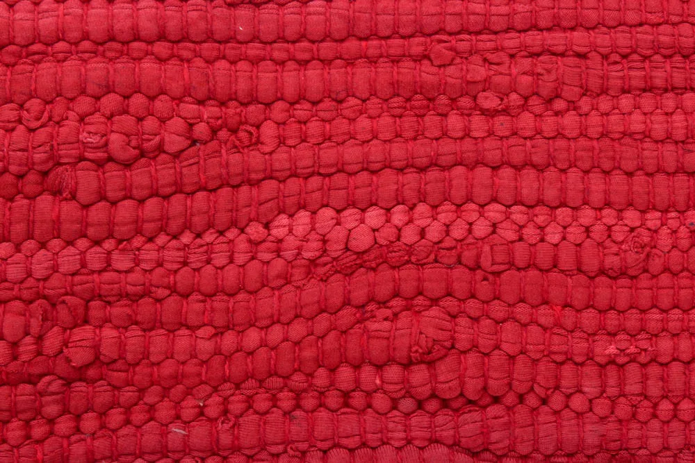 Rag rug - Silje (red)