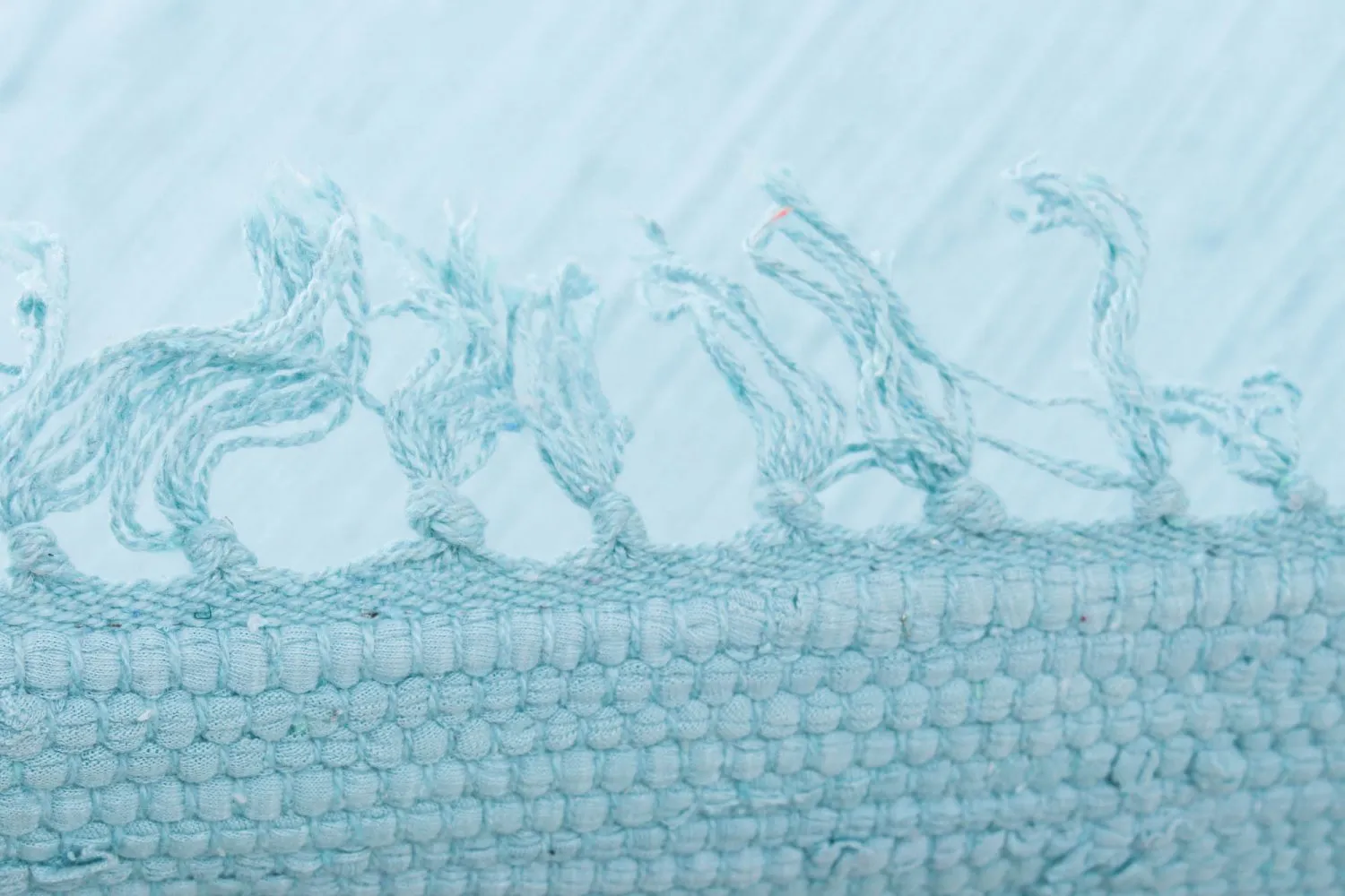 Rag rug - Silje (blue/turquoise)