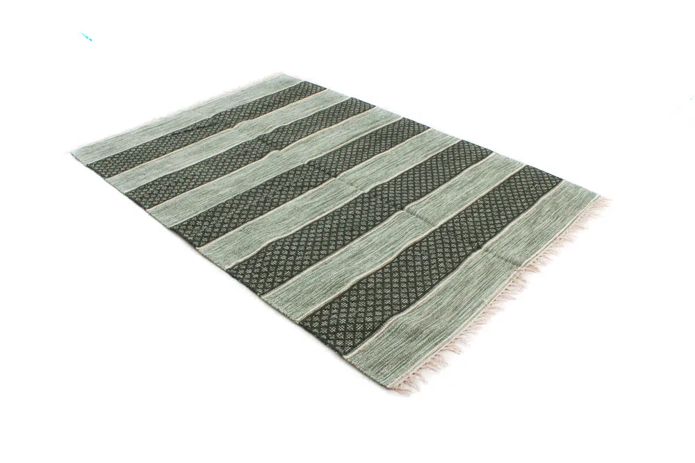 Rag rug - Visby (green)