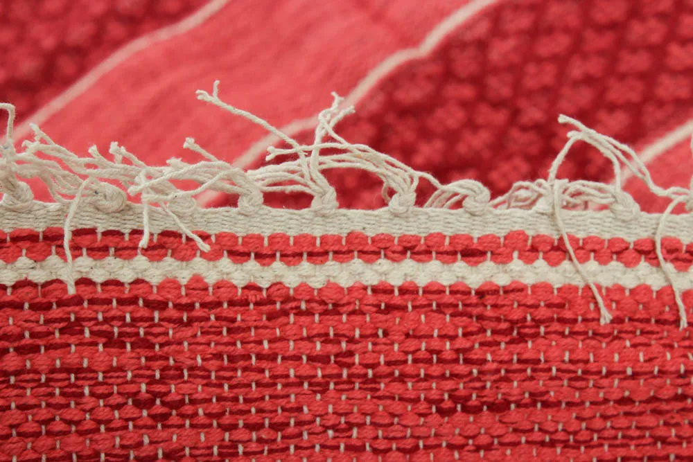 Rag rug - Visby (red)