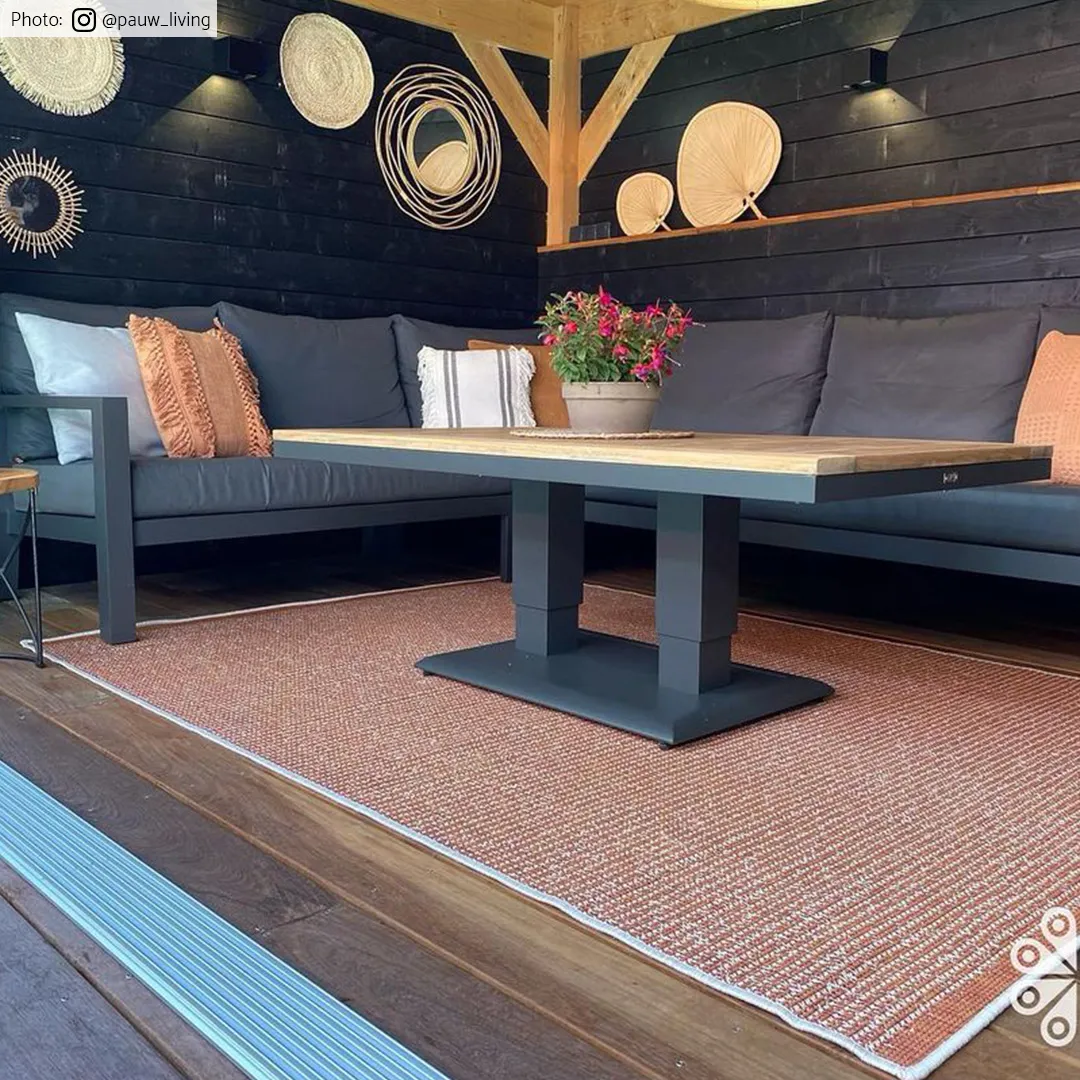 Indoor/Outdoor rug - Tromsø (orange)