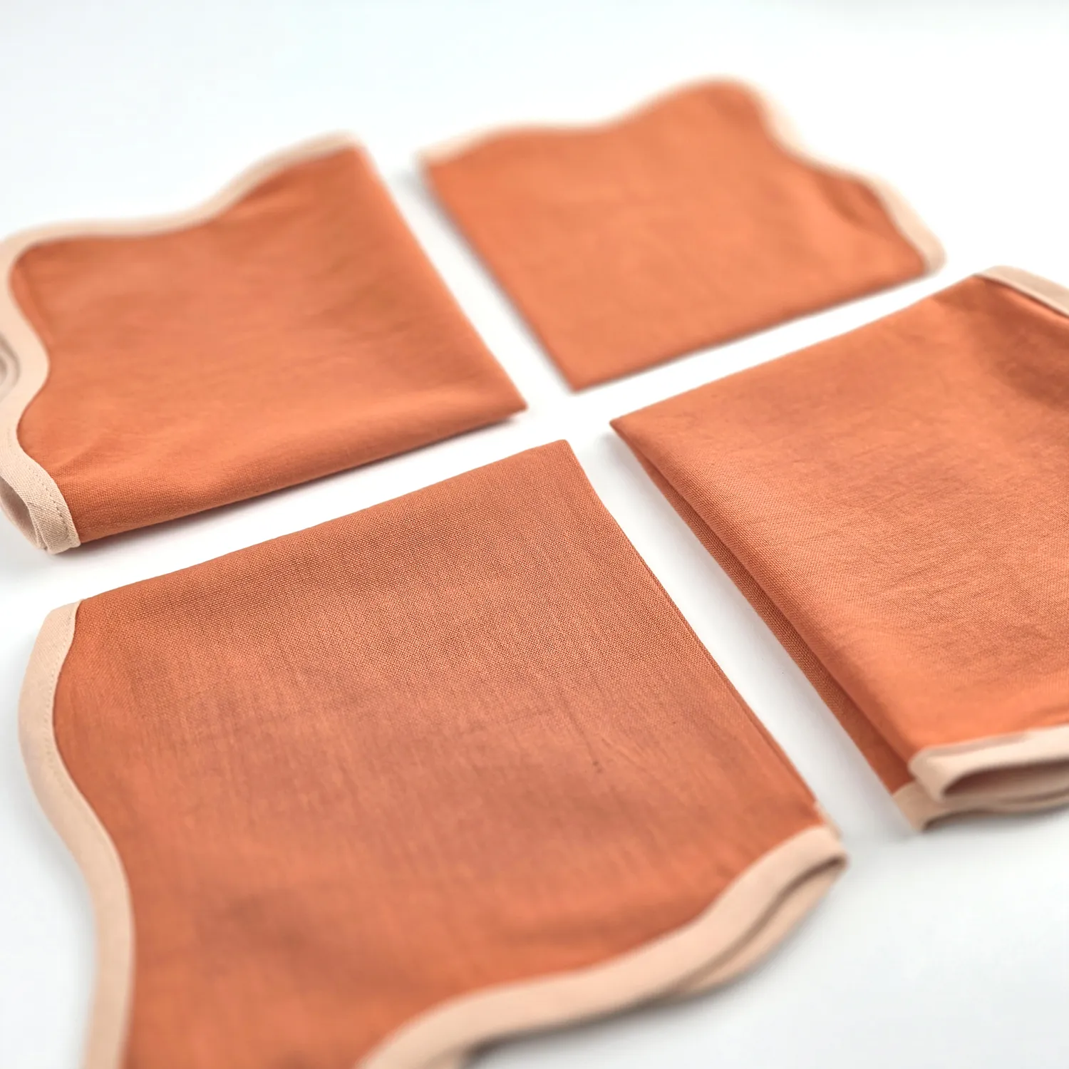 Napkins - 4-pack Cloth napkin Yrsa (rust)