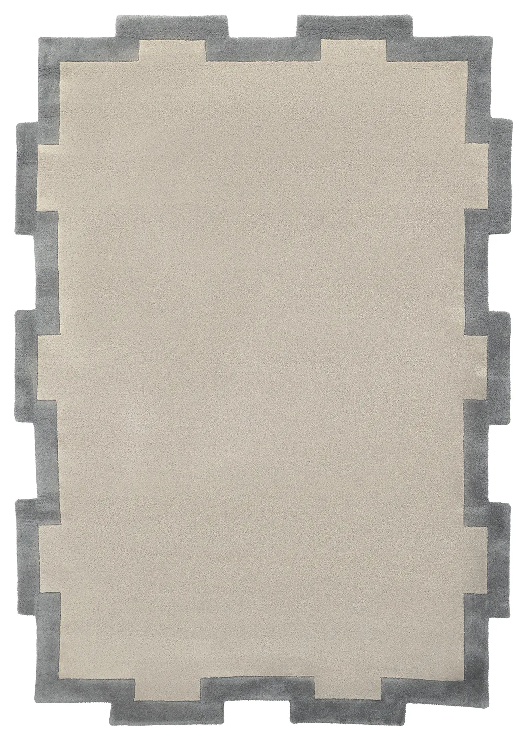 Wool rug - Agra Hand Tufted Wool Premium (grey)
