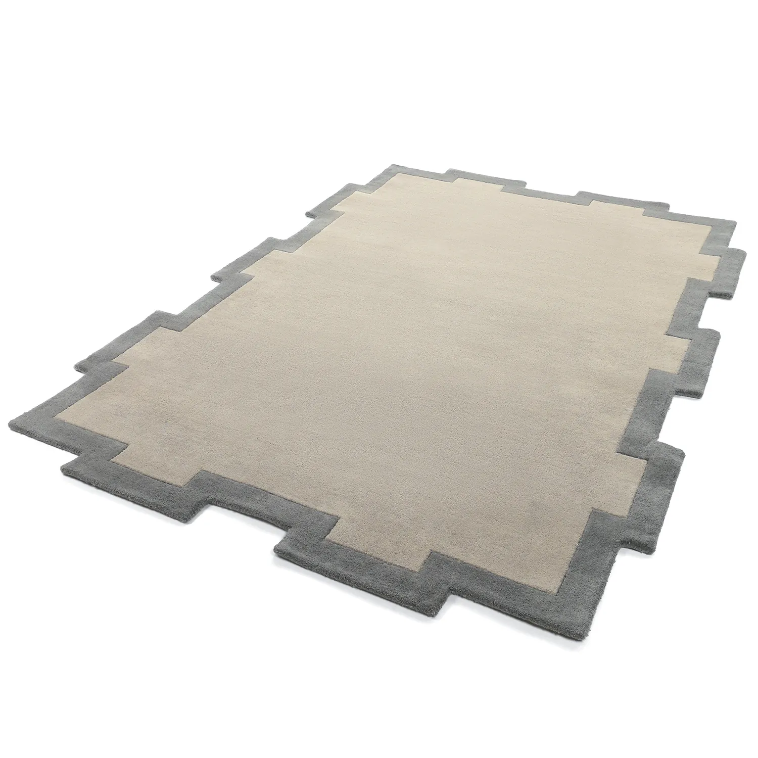 Wool rug - Agra Hand Tufted Wool Premium (grey)
